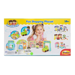 اسباب بازی موزیکال کودک طرح سوپرمارکت با آدمک وین فان winfun مدل 001308_اسباب بازی